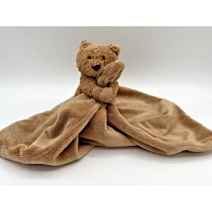 Jellycat Bartholomew Bear Soother Lovey Baby Security Blanket Brown READ